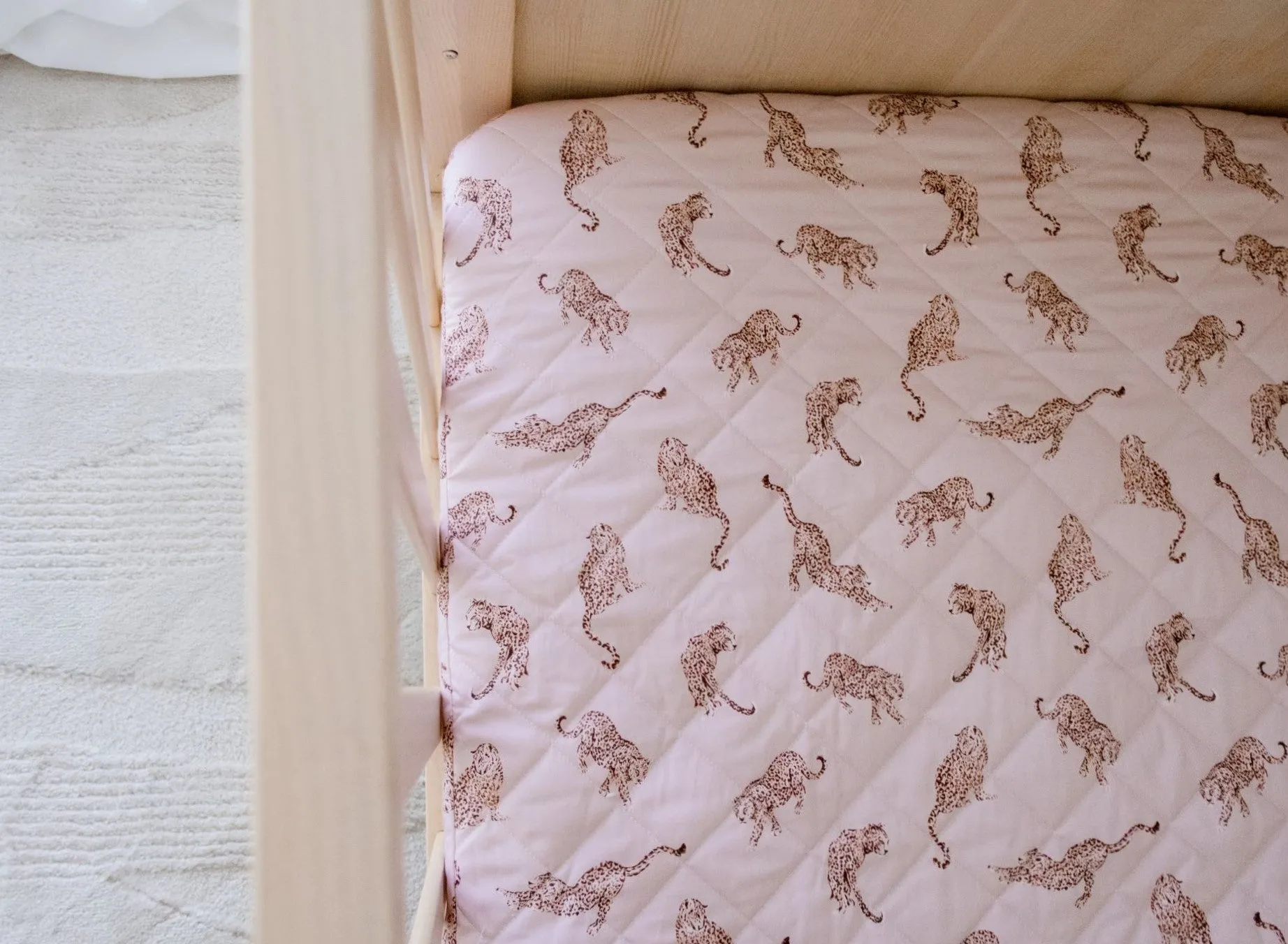 Bambella 2-in-1 Waterproof Cot Sheet & Mattress Protector | Queen of the Jungle