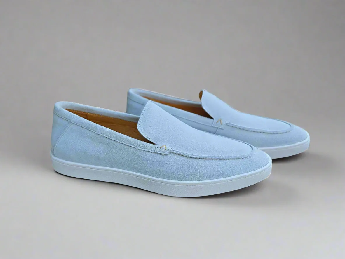 Blue Suede Loafer