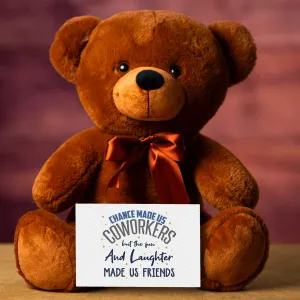 coworkers teddy bear