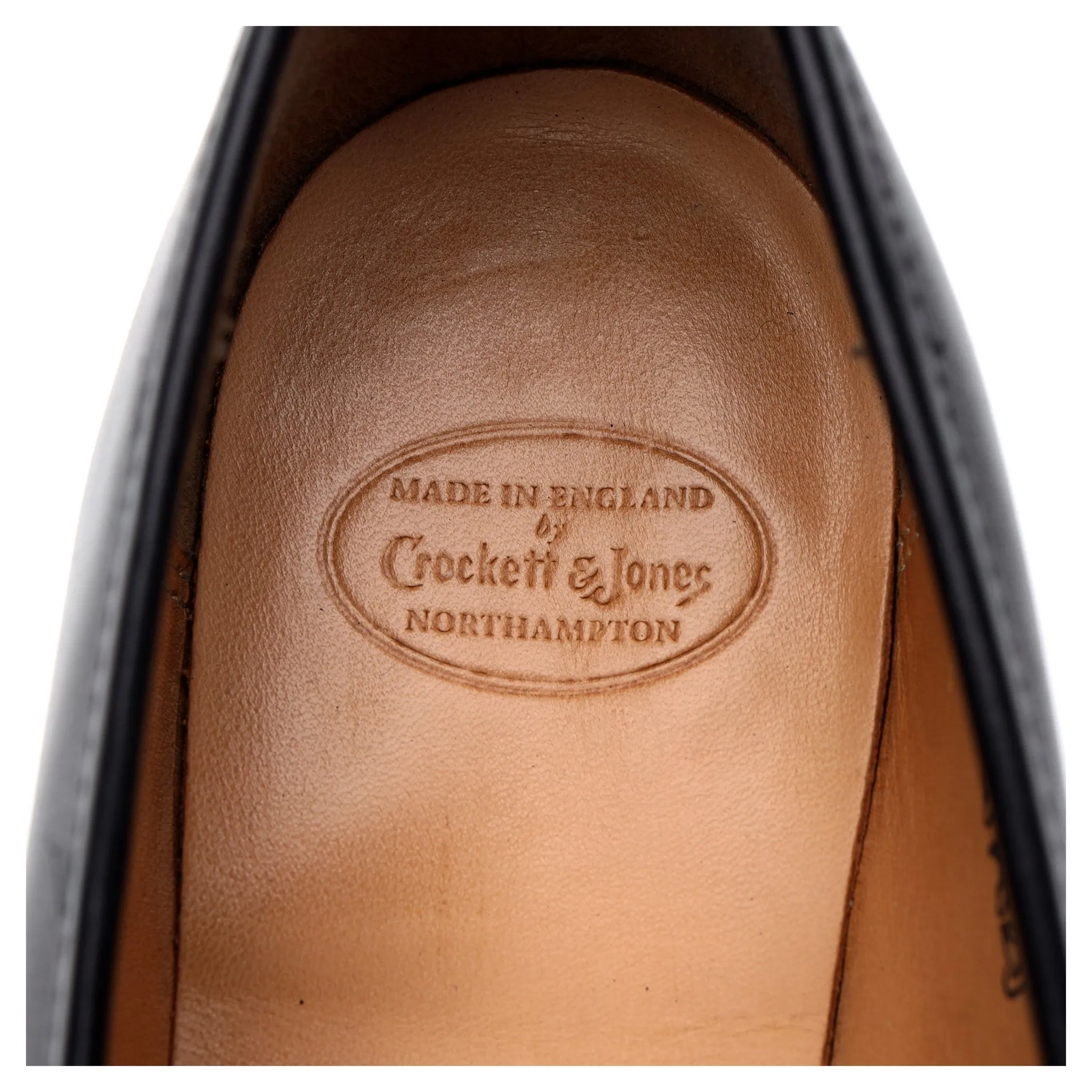 'Crawford' Black Leather Loafer UK 6 E