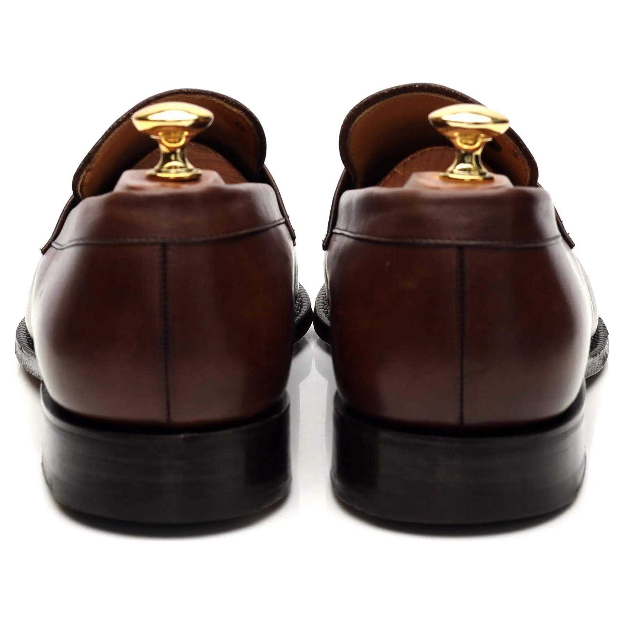 'Darwin' Brown Leather Loafer UK 9 F