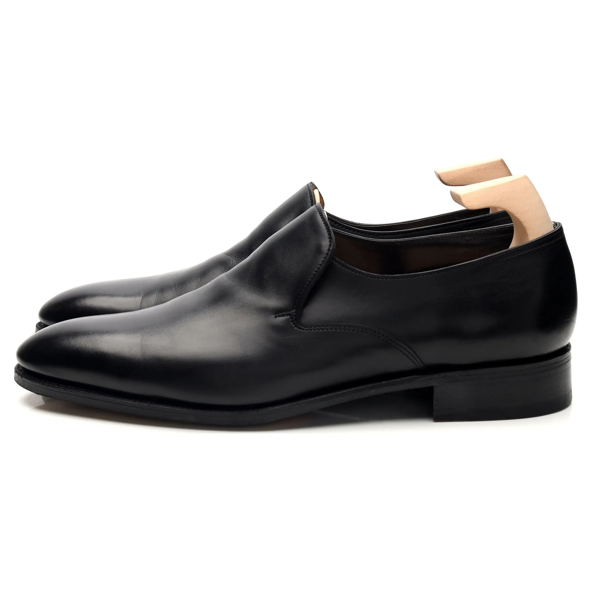 'Elm' Black Leather Loafer UK 7 E