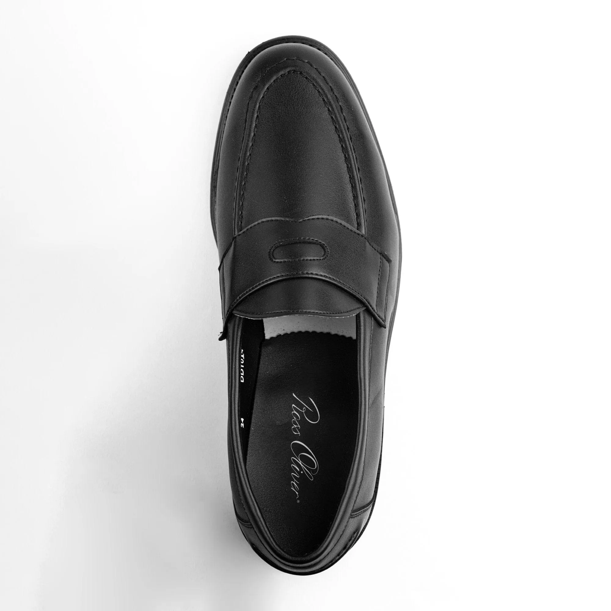 Fitzroy Penny Cactus Leather Vegan Loafer | Black
