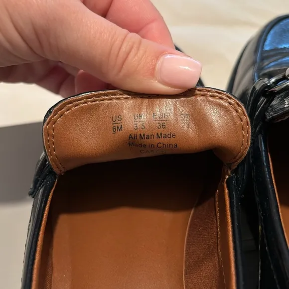 Franco Sarto Cason Navy Loafer Size 6