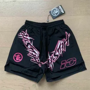 Hellstar Black and Pink Unisex Shorts