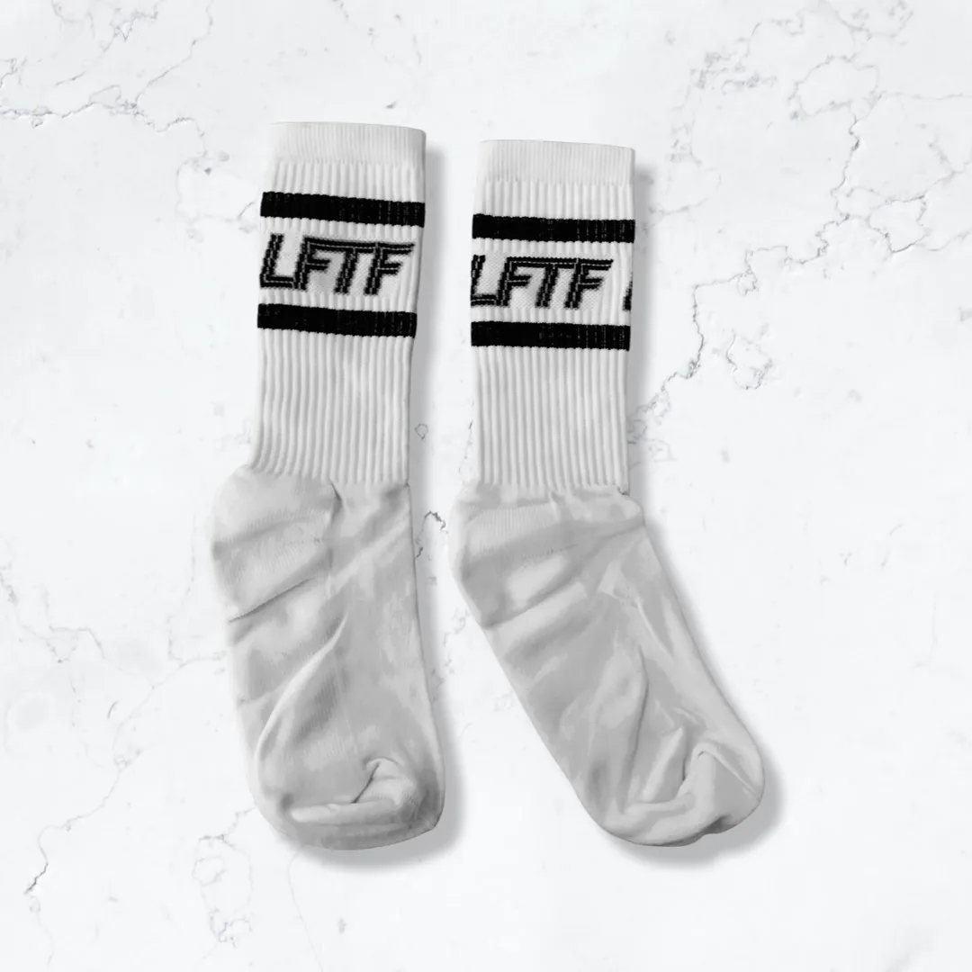 LFTF "White" Cushioned Socks