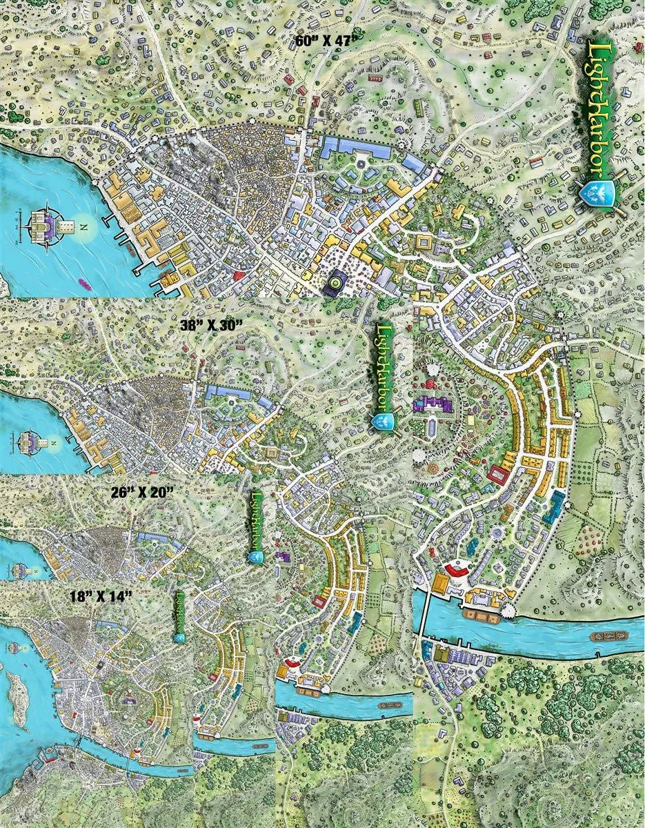 Lightharbor City Map Patreon