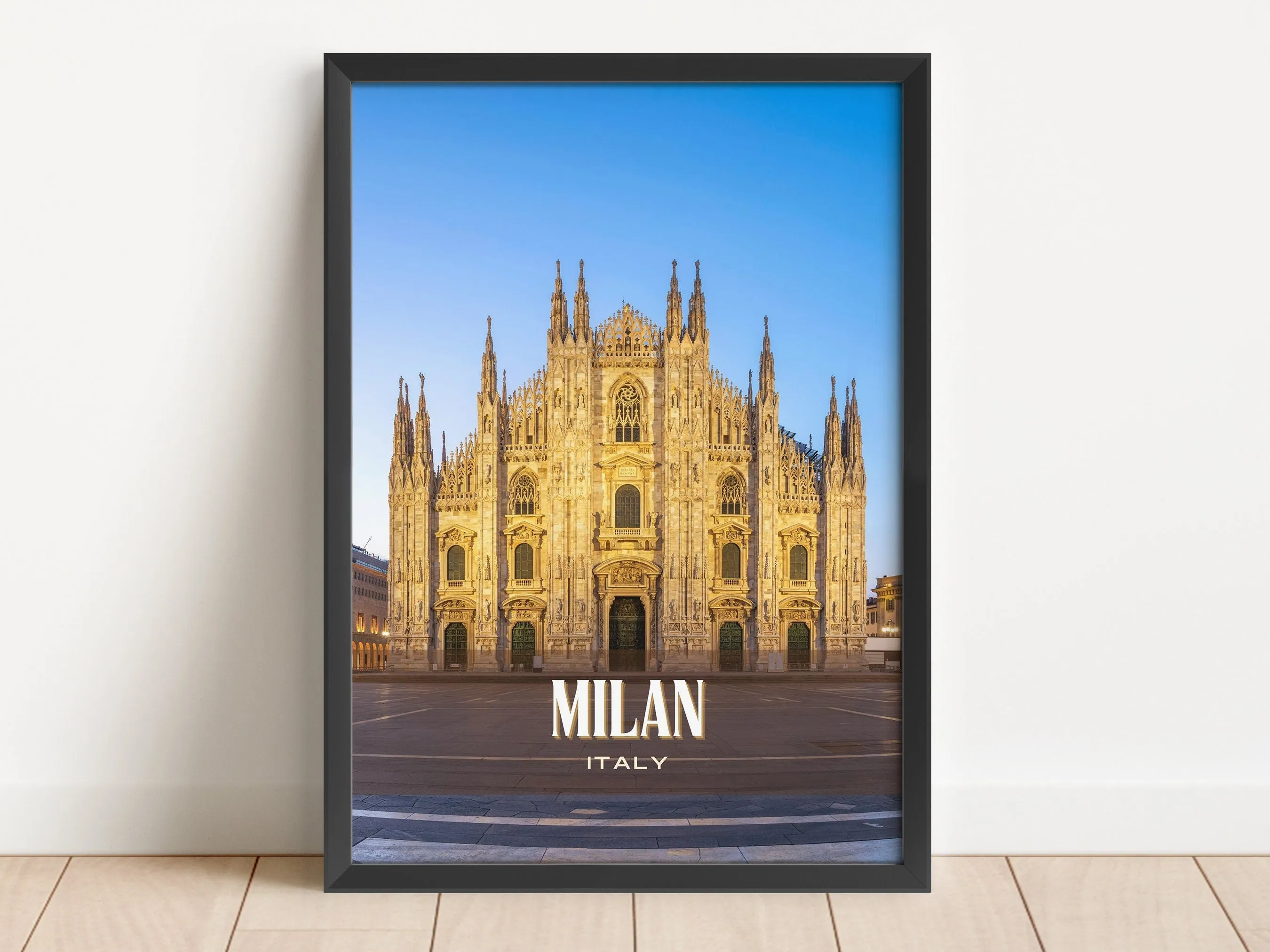Milan Retro Wall Art, Italy