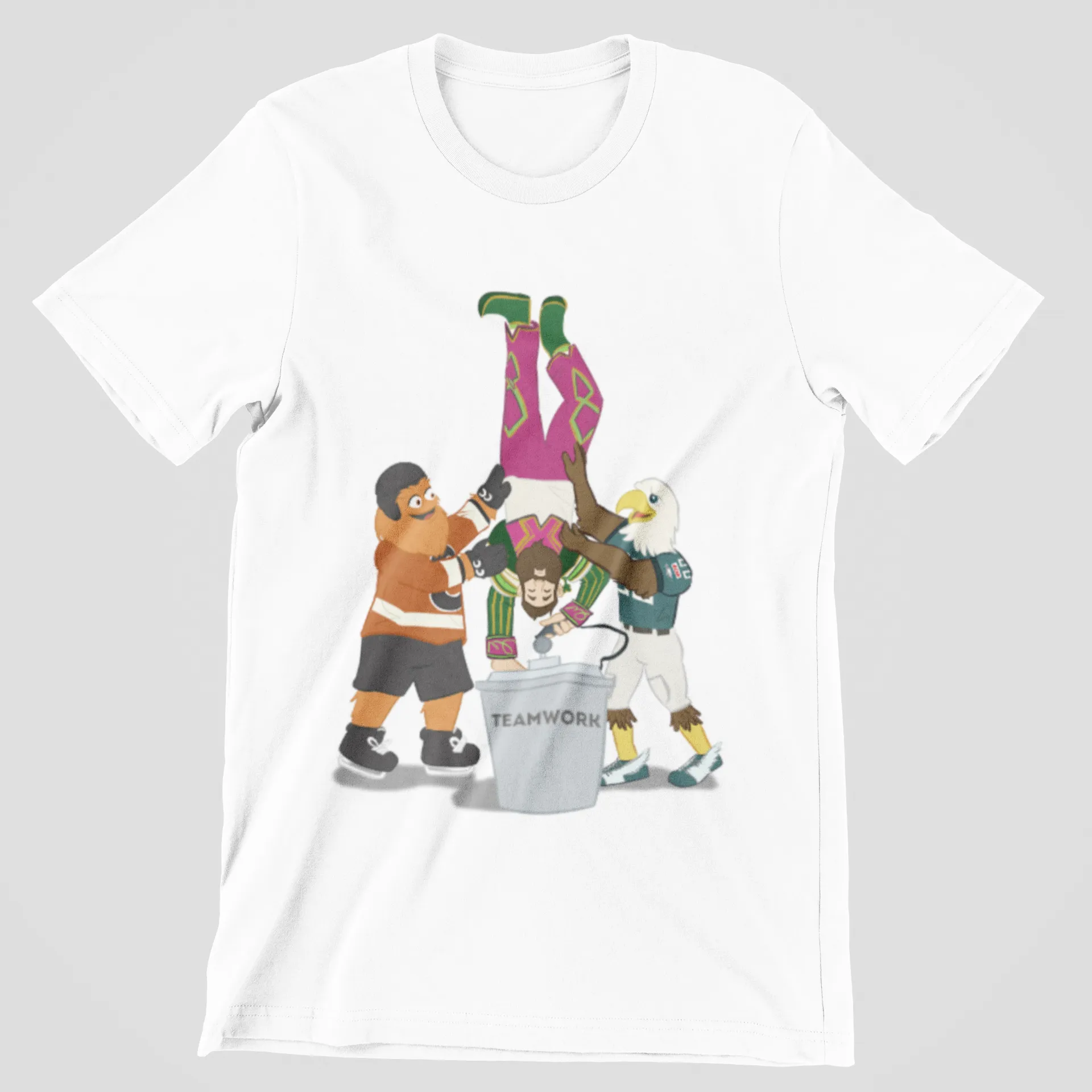 Mummers Jason Kelce x Gritty x Swoop Crossover T-Shirt