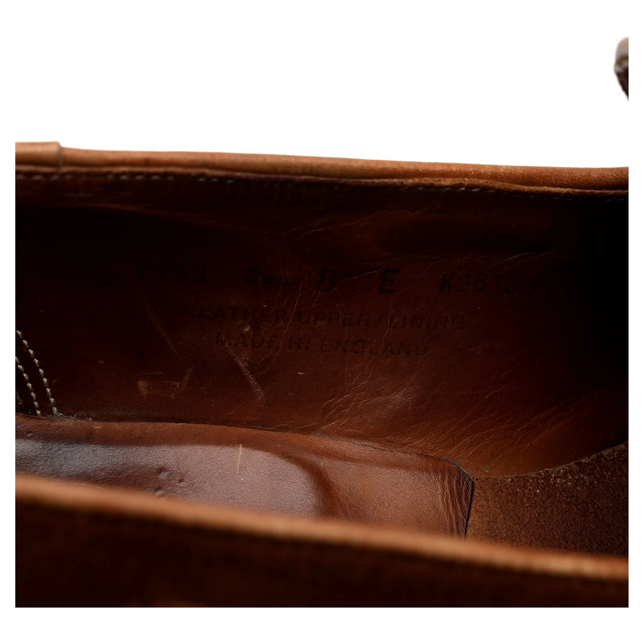 New & Lingwood Snuff Brown Suede Tassel Loafer UK 8 E