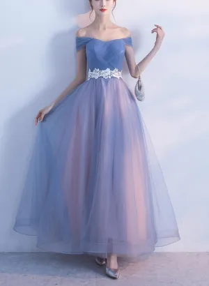 Off Shoulder Elegant Party Dress, A-line Formal Dress, Prom Dress