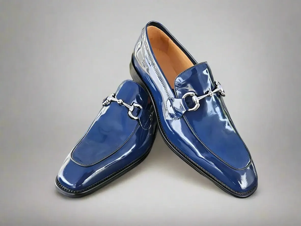 Signature Horse Bit Patent Leather Loafer