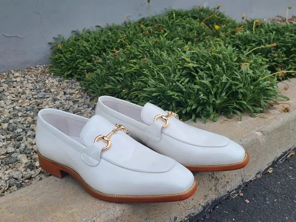 Signature Horse Bit Patent Leather Loafer