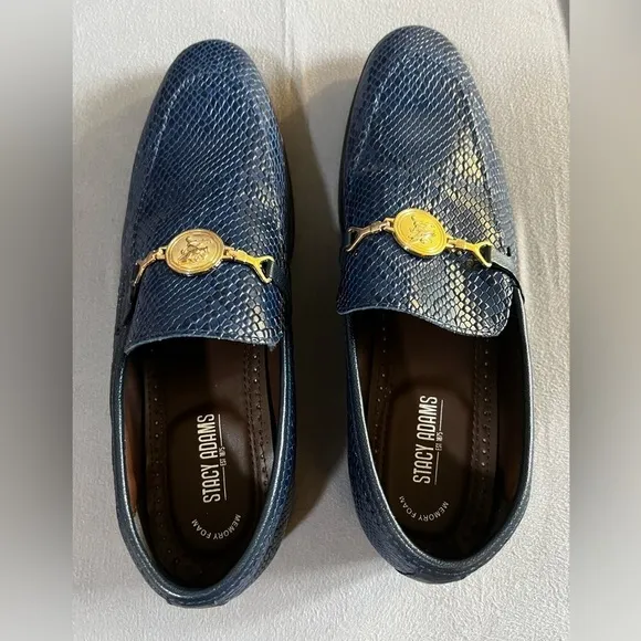 STACY ADAMS Men's Barrino Moc Toe Slip on Loafer size 9.5 worn once
