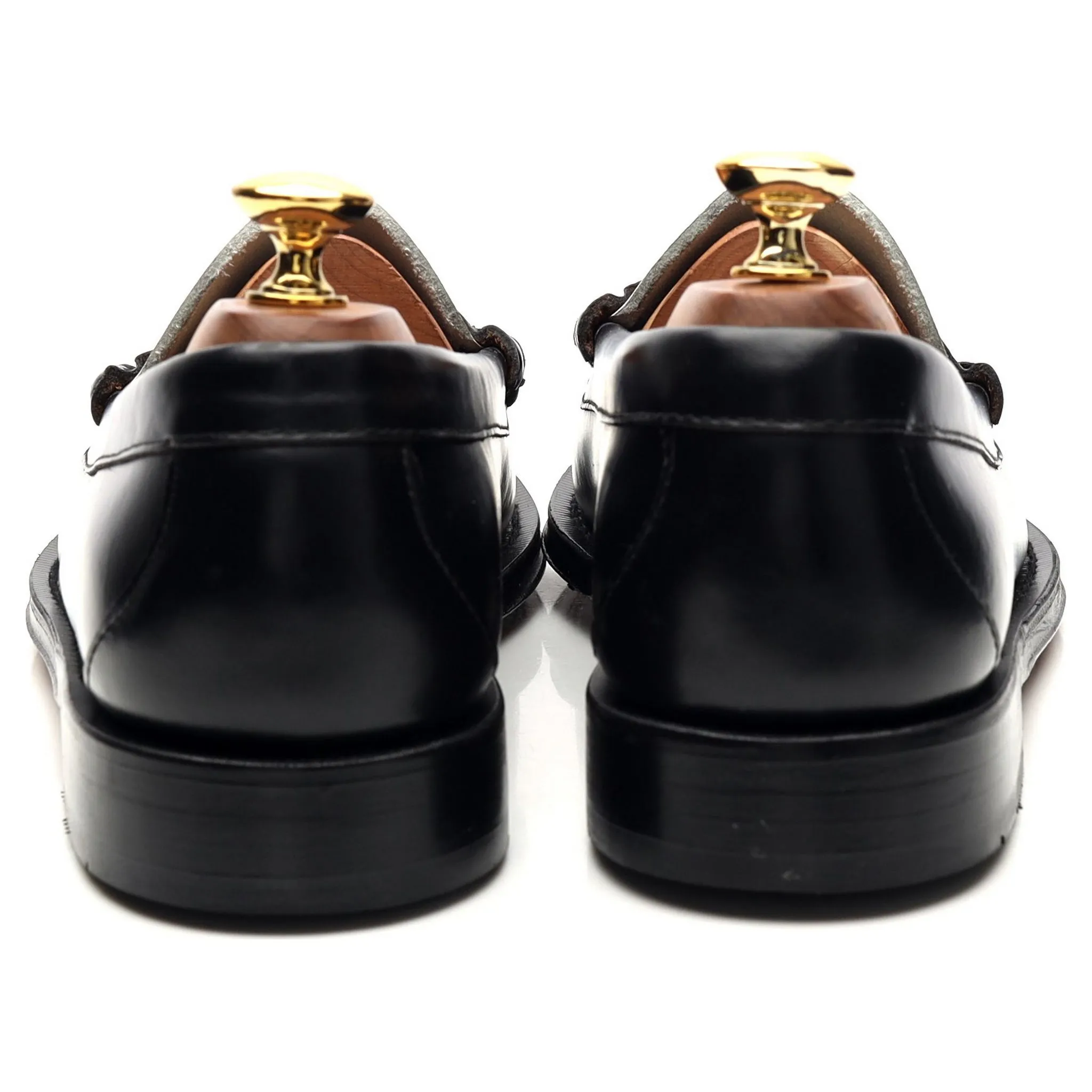 Weejuns 'Larson' Black / White Leather Loafer UK 6.5