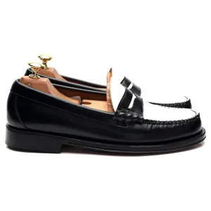 Weejuns 'Larson' Black / White Leather Loafer UK 6.5